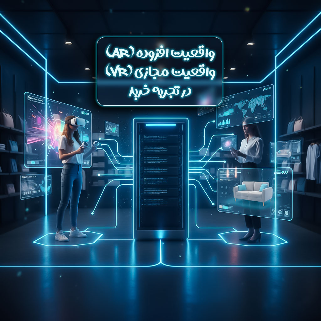 واقعیت افزوده (AR) و واقعیت مجازی (VR) در تجربه خرید