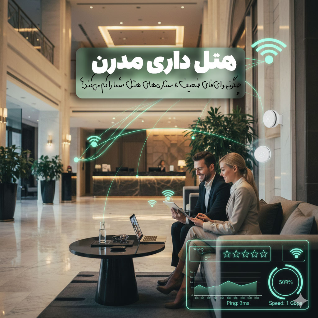 هتل داری مدرن : چگونه وای‌فای ضعیف، ستاره‌های هتل شما را کم می‌کند؟