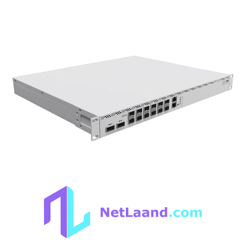 روتر میکروتیک CCR2216-1G-12XS-2XQ نمای جلو